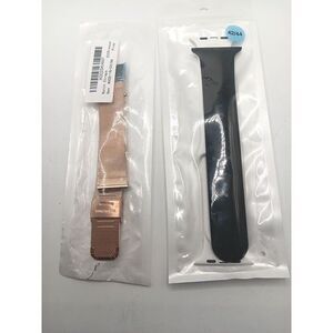 5)$25 Rose Gold & Black/White Watch Wristbands Apple Watch 3 2 1 Nike 42mm